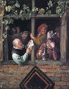 Jan Steen Rhetoricians at a Window painting